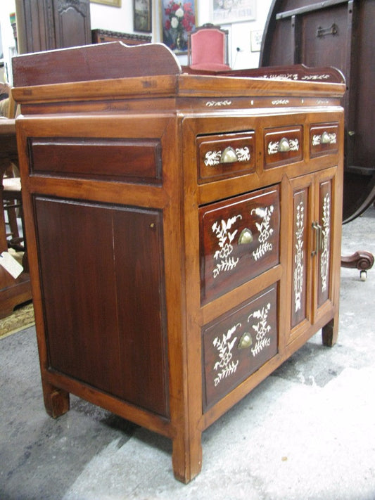Antique Chinese Elm Rosewood cabinet