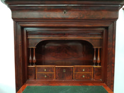 French Flame Mahogany Secretaire a Abattant | Antique & Vintage | Moonee Ponds Antiques | Australia Wide Delivery