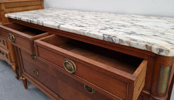 Louis XVI Style Mahogany Marble Top Cupboard | Antique & Vintage | Moonee Ponds Antiques | Australia Wide Delivery