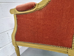 Antique Louis XVI Gilt Upholstered Bergere Wingback Chair | Antique & Vintage | Moonee Ponds Antiques | Australia Wide Delivery
