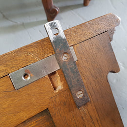 Vintage Highly Decorative French Carved Oak Coat Rack