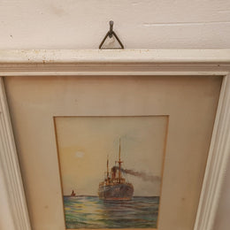 A lovely pair of framed watercolor paintings signed by Australian artist Harold Dalton Hall. In good original condition.