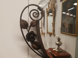 French Art Deco Wrought Iron Wall Mirror | Antique & Vintage | Moonee Ponds Antiques | Australia Wide Delivery