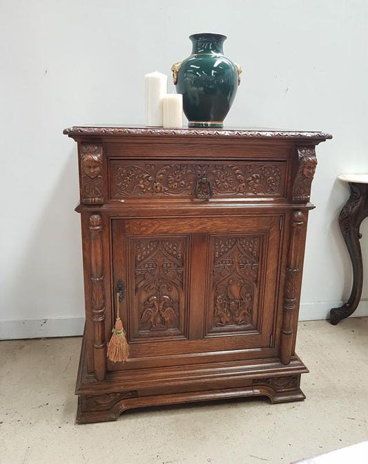French Gothic Style Cabinet