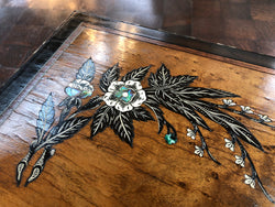 Superb Victorian Inlaid Walnut & Amboyna Jewellery Box | Antique & Vintage | Moonee Ponds Antiques | Australia Wide Delivery