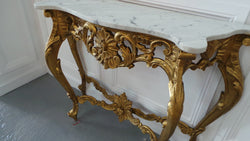 Louis XV Style French Beautifully Carved Gilt Console Table | Antique & Vintage | Moonee Ponds Antiques | Australia Wide Delivery