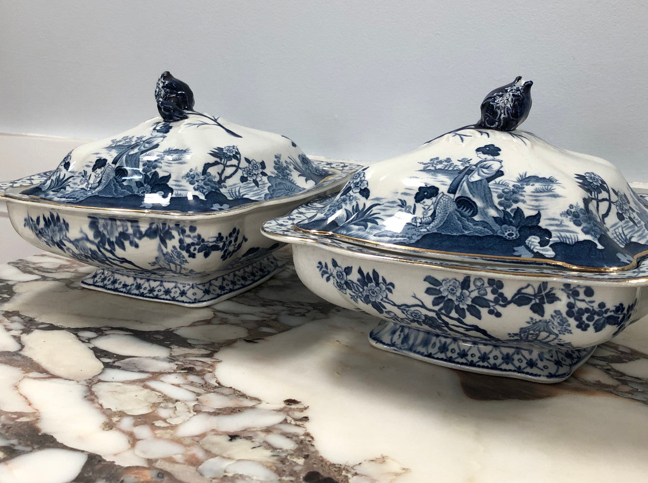 Beautiful pair of Antique Tureens