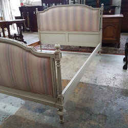 French Queen Size Upholstered Bed | Antique & Vintage | Moonee Ponds Antiques | Australia Wide Delivery