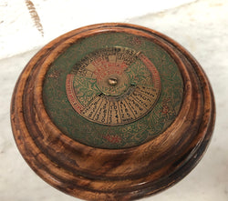 Vintage Perpetual Calendar Top Trinket Box | Antique & Vintage | Moonee Ponds Antiques | Australia Wide Delivery