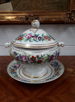 19th Century Pairs Porcelain Tureen With Lid | Antique & Vintage | Moonee Ponds Antiques | Australia Wide Delivery
