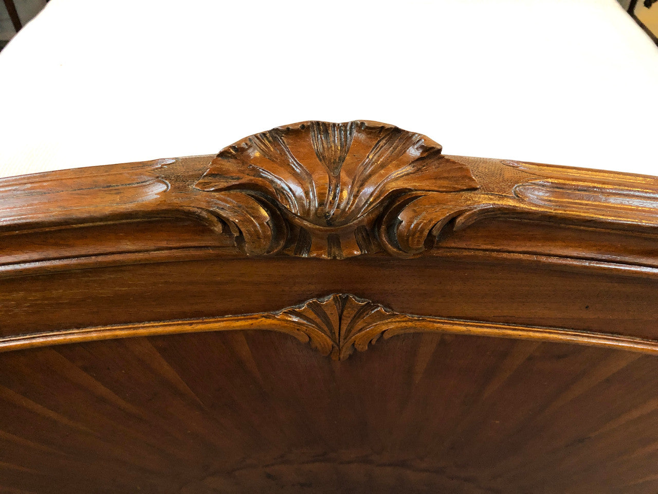 French Louis XIV th Style Walnut Carved Bed | Antique & Vintage | Moonee Ponds Antiques | Australia Wide Delivery