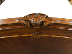 French Louis XIV th Style Walnut Carved Bed | Antique & Vintage | Moonee Ponds Antiques | Australia Wide Delivery