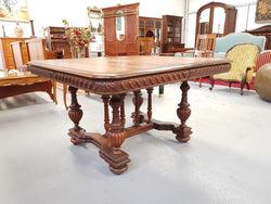 Henry II Style Walnut Extension Dining Table | Antique & Vintage | Moonee Ponds Antiques | Australia Wide Delivery