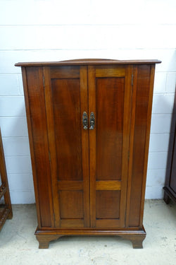 Blackwood Fiddleback Gentlemans Wardrobe | Antique & Vintage | Moonee Ponds Antiques | Australia Wide Delivery