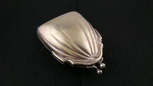Antique Edwardian Silver Plated Coin Purse
