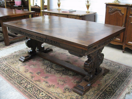 French Oak Dining Table