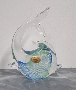 Murano Glass Latticino Swirl Fish | Antique & Vintage | Moonee Ponds Antiques | Australia Wide Delivery