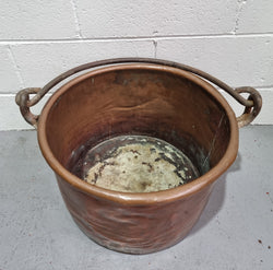 Antique French Copper Firewood Handled Bucket | Antique & Vintage | Moonee Ponds Antiques | Australia Wide Delivery