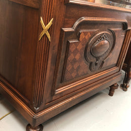 Superb French Oak Vitrine