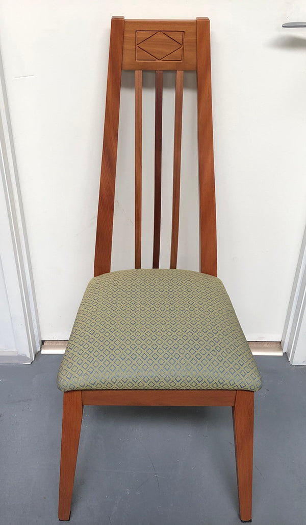Set Of 8 Custom Made Mackintosh Style Dining Chairs