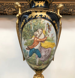 Decorative Tall French Limoges Vase | Antique & Vintage | Moonee Ponds Antiques | Australia Wide Delivery
