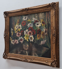Stunning Framed Oil on Canvas Floral Painting | Antique & Vintage | Moonee Ponds Antiques | Australia Wide Delivery