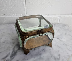 Antique French Beveled Glass Vitrine Casket "Large Size" | Antique & Vintage | Moonee Ponds Antiques | Australia Wide Delivery