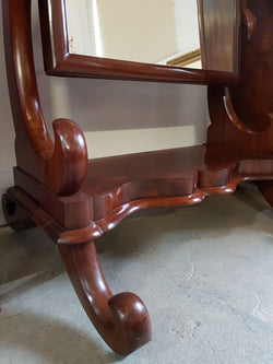 Late Victorian Mahogany Cheval Mirror | Antique & Vintage | Moonee Ponds Antiques | Australia Wide Delivery