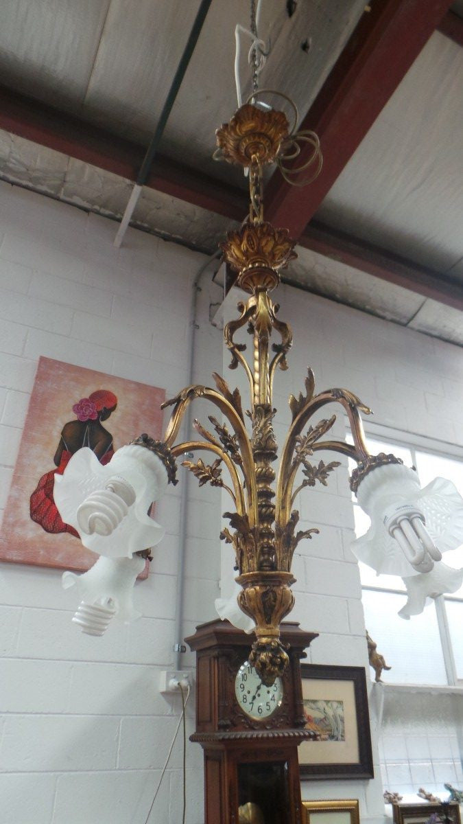 French Gilt Bronze Chandelier | Antique & Vintage | Moonee Ponds Antiques | Australia Wide Delivery