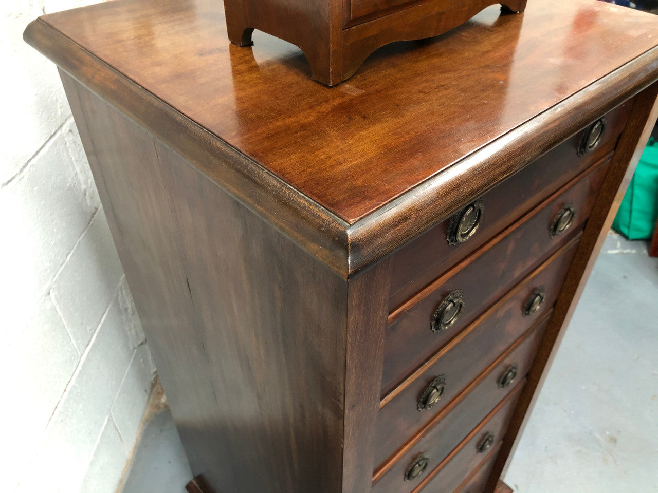 Lovely English Wellington Chest Of Drawers | Antique & Vintage | Moonee Ponds Antiques | Australia Wide Delivery