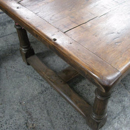 French Provincial Oak Large Coffee Table