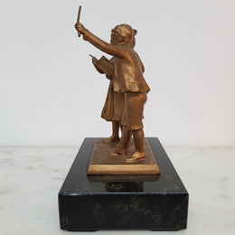 Spelter and Marble Figurines