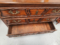 Impressive French Oak 18th Century Louis XV Chest of Three Drawers | Antique & Vintage | Moonee Ponds Antiques | Australia Wide Delivery