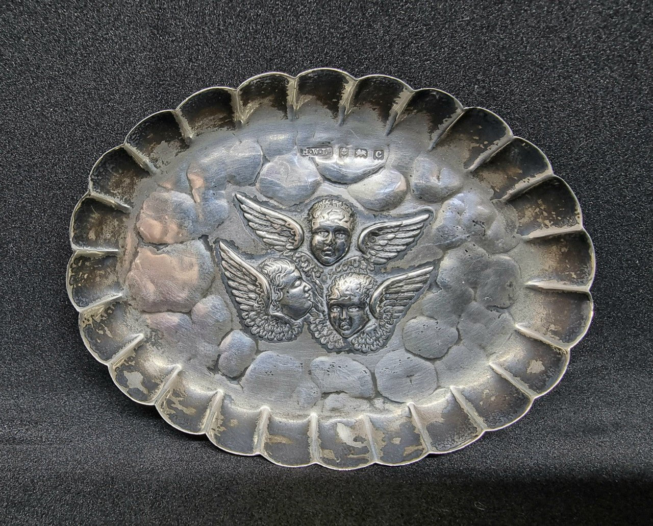 Antique Birmingham Silver Decorative Pin Tray | Antique & Vintage | Moonee Ponds Antiques | Australia Wide Delivery