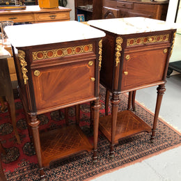 Sensational Pair of French Bedside Cabinets