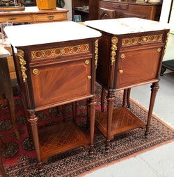 Sensational Pair of French Bedside Cabinets | Antique & Vintage | Moonee Ponds Antiques | Australia Wide Delivery