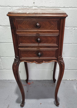 French Rosewood Louis XV Style Single Bedside Cabinet | Antique & Vintage | Moonee Ponds Antiques | Australia Wide Delivery