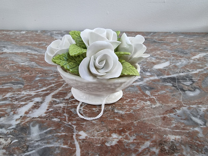 Delightful “Coalport” bone china flower basket. In good condition please view photos as they help form part of the description.