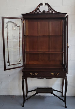 Stunning Mahogany Georgian Style Sheraton Display Cabinet | Antique & Vintage | Moonee Ponds Antiques | Australia Wide Delivery