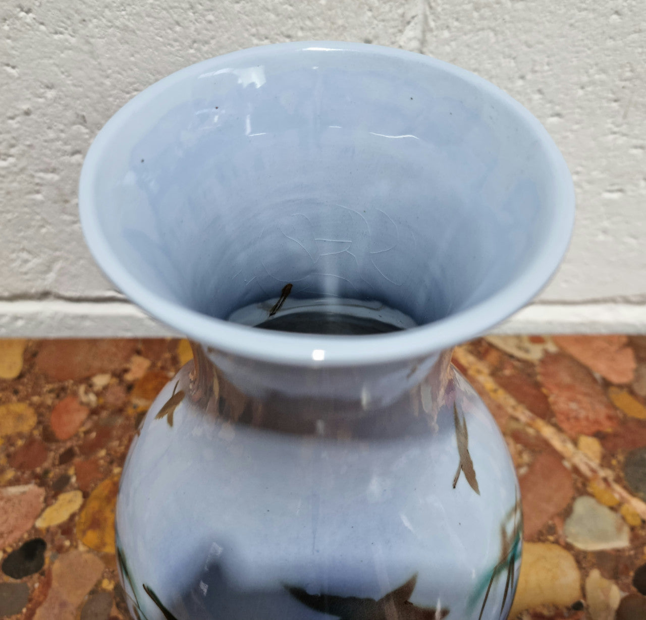 Falcon Ware Hand Painted Vase "Misty Morning " | Antique & Vintage | Moonee Ponds Antiques | Australia Wide Delivery
