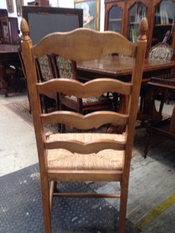 Set 8 French Cherrywood Dining Chairs | Antique & Vintage | Moonee Ponds Antiques | Australia Wide Delivery