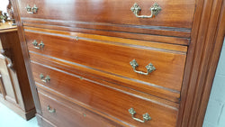 Late Victorian Cedar Tallboy | Antique & Vintage | Moonee Ponds Antiques | Australia Wide Delivery