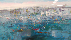 Stanley Churchus Oil Painting Titled "Portsea" | Antique & Vintage | Moonee Ponds Antiques | Australia Wide Delivery