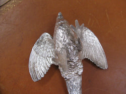 Silver Plated Pheasant Figure | Antique & Vintage | Moonee Ponds Antiques | Australia Wide Delivery