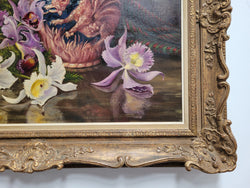 Stunning Oil On Canvas Still Life Flower & Vase Painting | Antique & Vintage | Moonee Ponds Antiques | Australia Wide Delivery