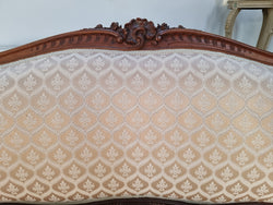 French Louis XV Style Walnut Upholstered Settee | Antique & Vintage | Moonee Ponds Antiques | Australia Wide Delivery