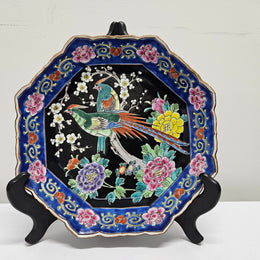 Early 20th century Chinese Famille Noire plate. It has been sourced locally and is in good original condition. Please view photos as they help form part of the description.