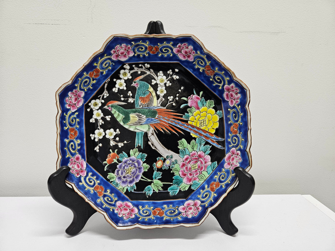 Early 20th Century Chinese Famille Noire Plate