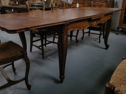French Oak Louis XV Style Parquetry Top Extension Table | Antique & Vintage | Moonee Ponds Antiques | Australia Wide Delivery