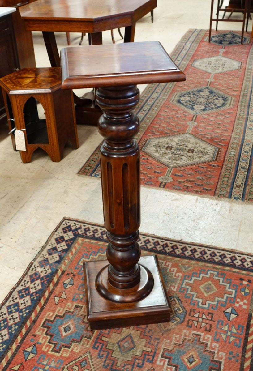 Edwardian Huon Pine Pedestal | Antique & Vintage | Moonee Ponds Antiques | Australia Wide Delivery